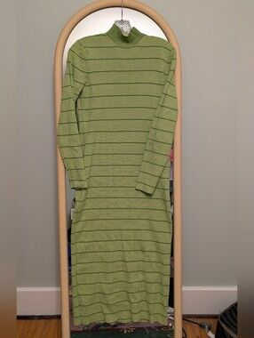 house of Aama x Target women's high neck midi knit dress